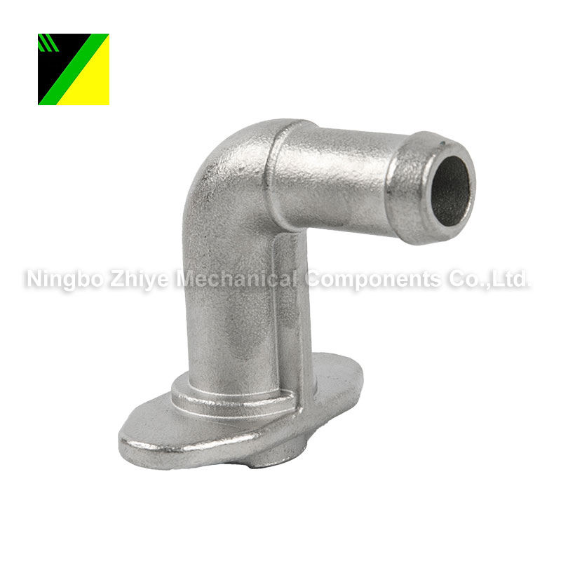 Stainless Steel Silika Sol Investment Casting Mlengkung Tube Water Mouth